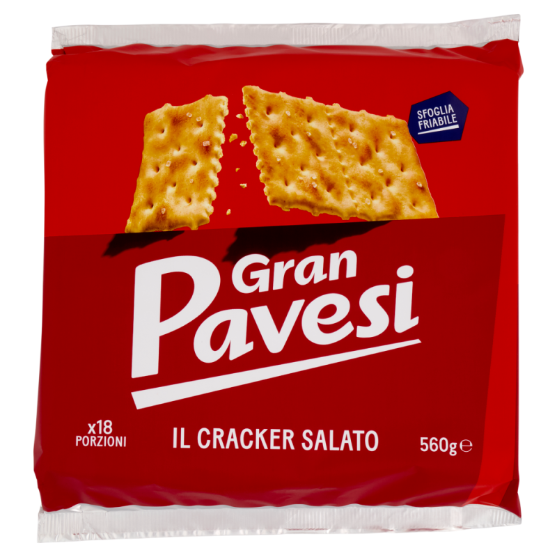 GRANPAVESI CRACKER SALATI GR. 560