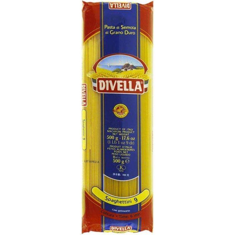 DIVELLA SPAGHETTINI N° 9 GR. 500
