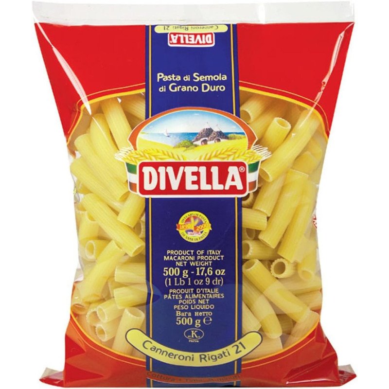 DIVELLA CANNERONI RIGATI N° 21 GR. 500