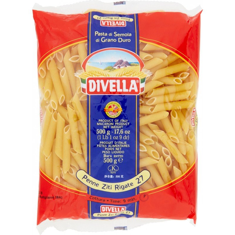 DIVELLA PENNE ZITI RIGATE N° 27 GR. 500