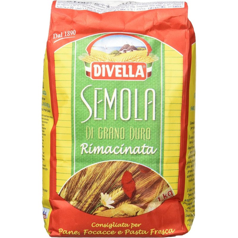 DIVELLA SEMOLA GRANDO DURO RIMACINATA GR. 1000