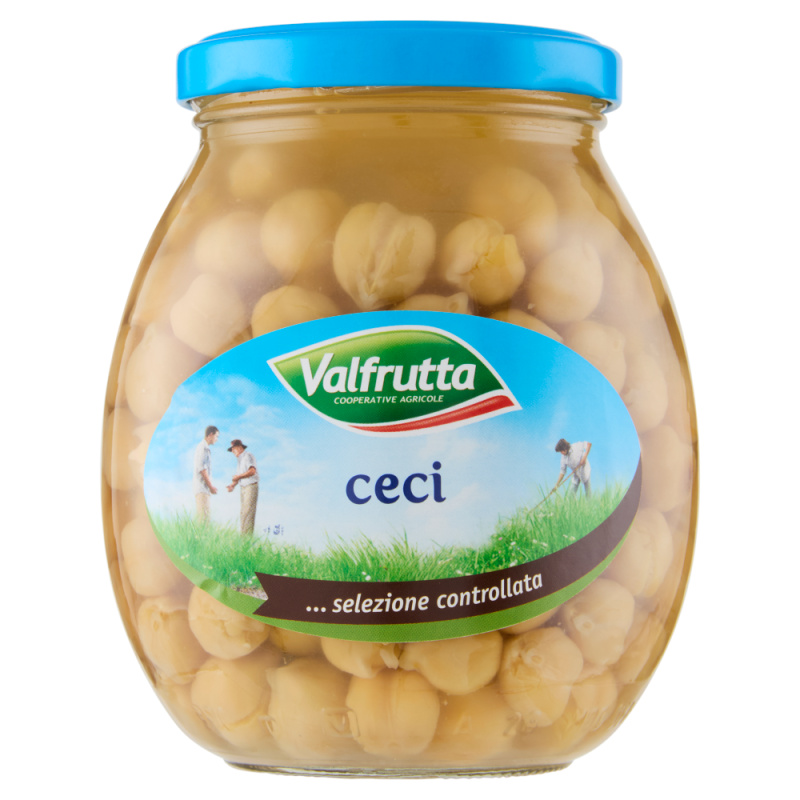 VALFRUTTA CECI VETRO GR. 360
