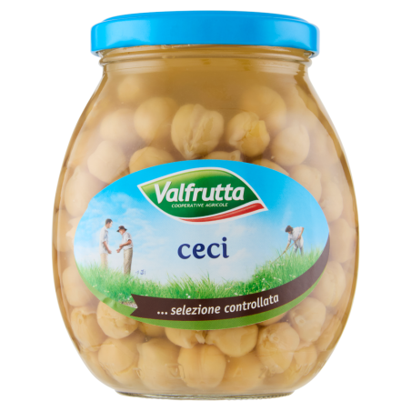 VALFRUTTA CECI VETRO GR. 360