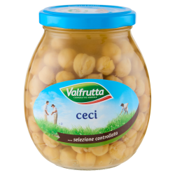 VALFRUTTA CECI VETRO GR. 360