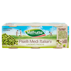 VALFRUTTA PISELLI MEDI LATTA GR. 410 X 3