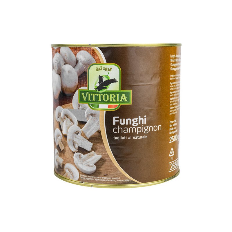 VITTORIA FUNGHI CHAMPIGNON FETTE GR. 800