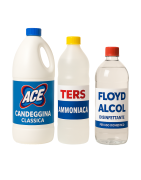 Candeggina, ammoniaca e alcool